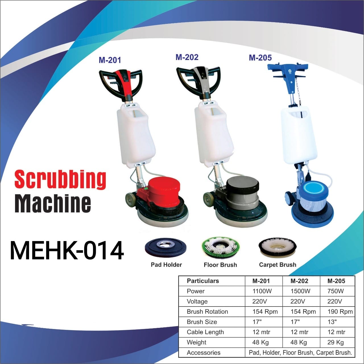 SCRUBBING MACHINES